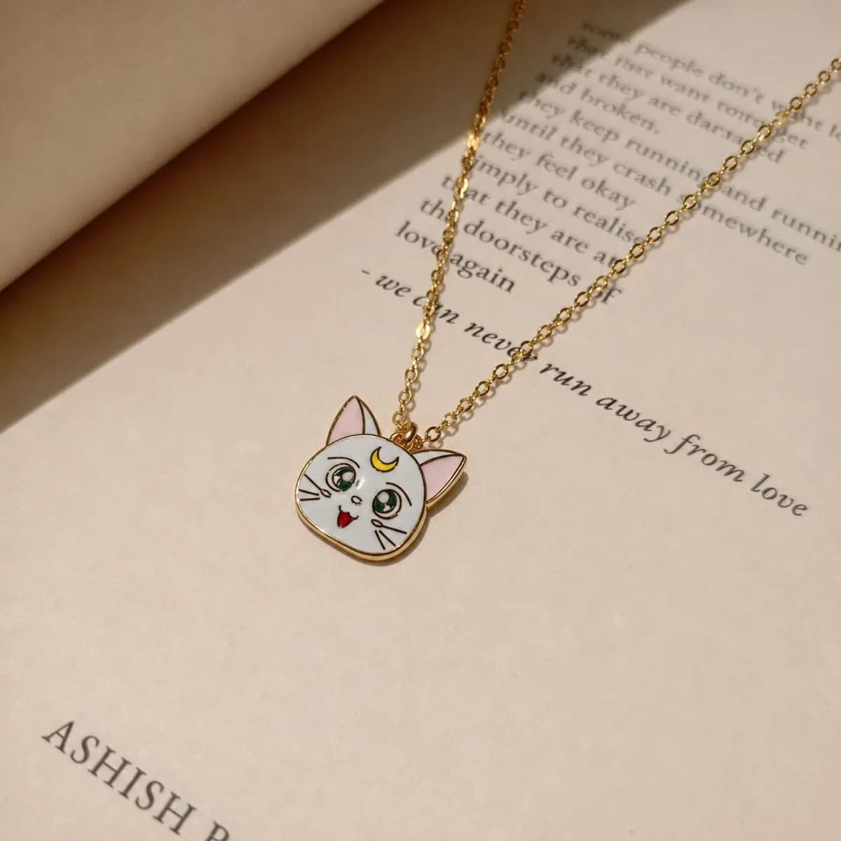 Mooncat Necklace